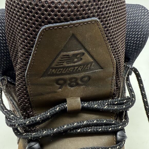 New Balance 989 Industrial Composite Toe Work Boots Mens 11.5 D Brown Leather - Picture 7 of 16